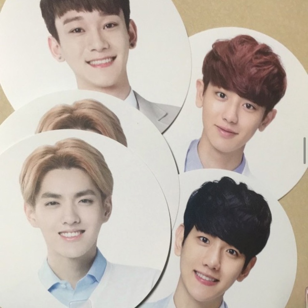 Host Pick! *RARE* EXO OT12 Nature Republic Fans - Picture 3 of 4